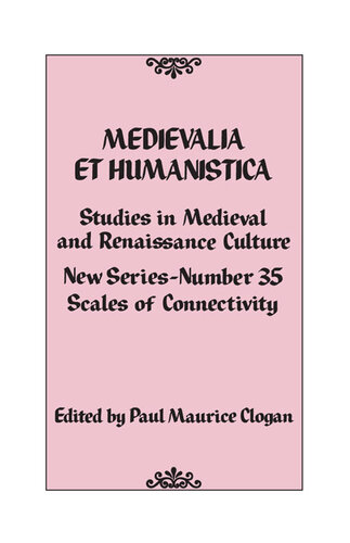 Medievalia Et Humanistica, No. 35: Studies in Medieval and Renaissance Culture