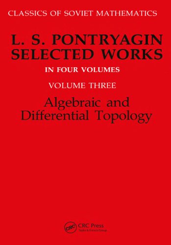 Selected works. Vol. 3 Algebraic and differential topology