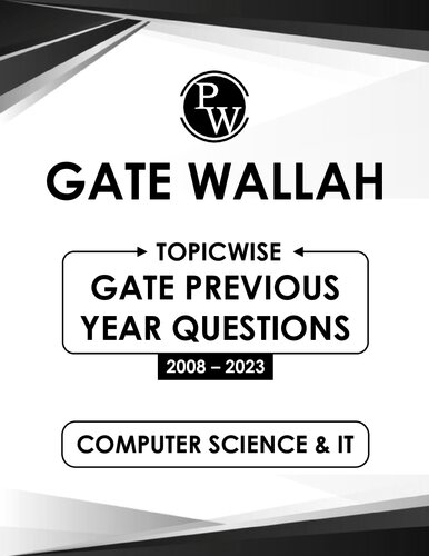 GATE Wallah Topicwise PYQ: Computer Science & IT Engineering