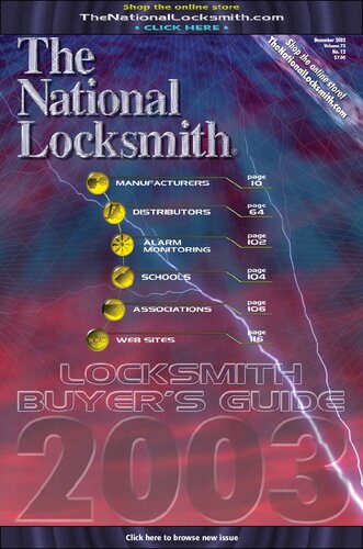 The National Locksmith: Volume 73, Number 12