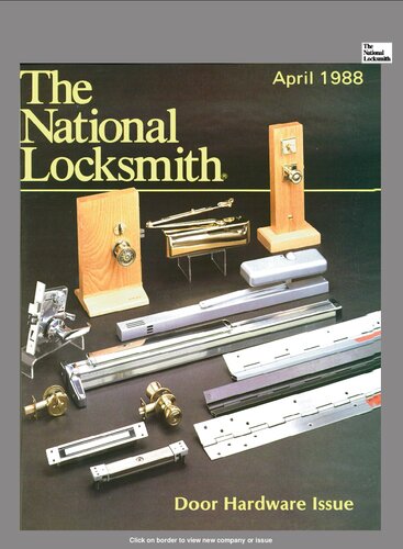 The National Locksmith: Volume 59, Number 4