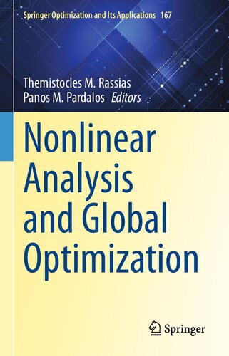 Nonlinear Analysis and Global Optimization (Springer Optimization and Its Applications, 167)