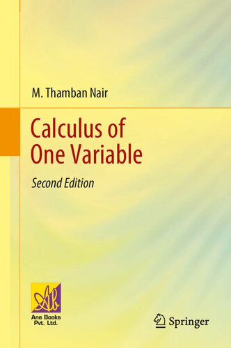 Calculus of One Variable