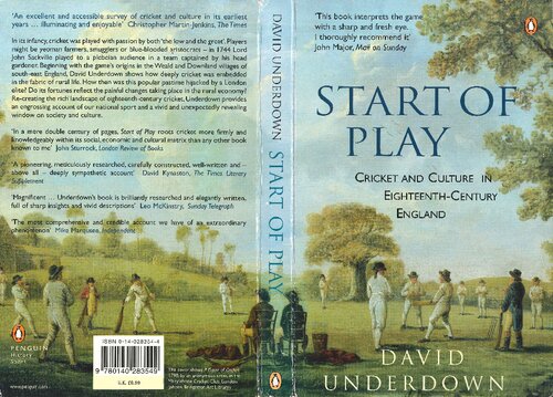 Start of Play: Cricket and Culture in Eighteenth-Century England