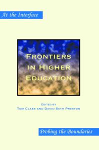 Frontiers in Higher Education