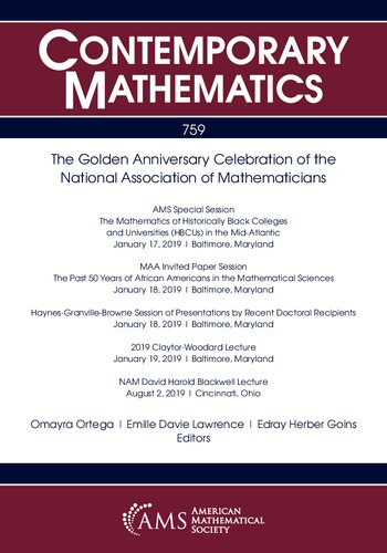 The Golden Anniversary Celebration of the National Association of Mathematicians (Contemporary Mathematics)