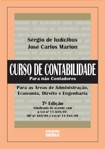 Curso de Contabilidade para não Contadores: Respostas dos exercícios do livro-texto