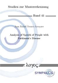 Analysis of Speech of People with Parkinson's Disease