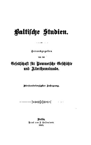 Baltische Studien