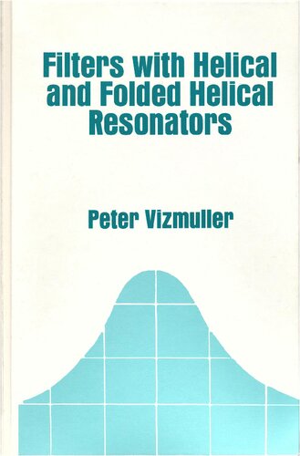 Filters with helical and folded helical resonators