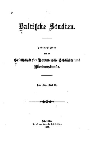 Baltische Studien