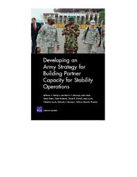 Developing an Army Strategy for Building Partner Capacity for Stability Operations