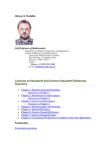 Lectures on Hausdorff and Gromov-Hausdorff distances geometry