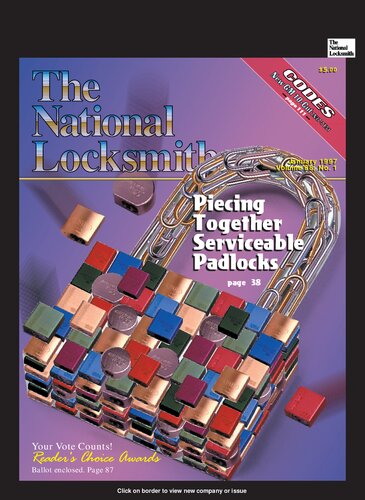 The National Locksmith: Volume 68, Number 1