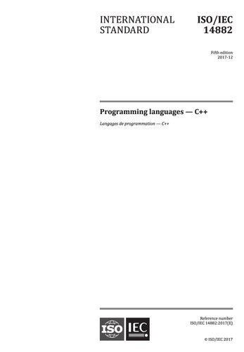 ISO-IEC 14882-2017 Information technology — Programming languages — C++