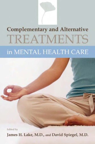 Complementary And Alternative Treatments in Mental Health Care