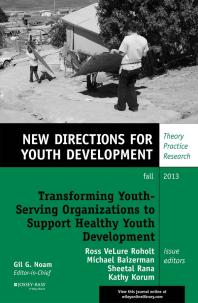 Transforming Youth Serving Organizations to Support Healthy Youth Development: New Directions for Youth Development, Number 139