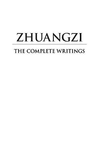 Zhuangzi: The Complete Writings