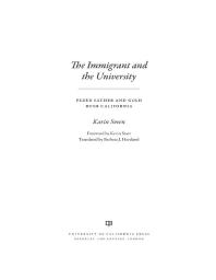 The Immigrant and the University: Peder Sather and Gold Rush California