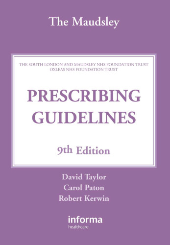 The Maudsley Prescribing Guidelines