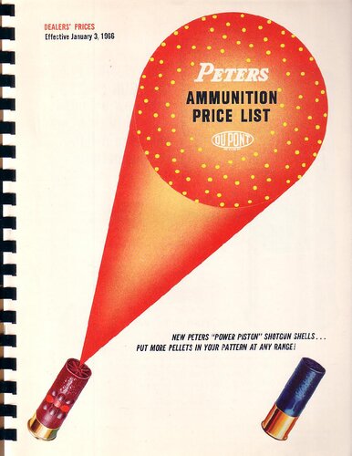 Peters Dealers' Ammunition Prices - January 1966