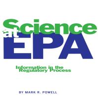 Science at EPA: Information in the Regulatory Process