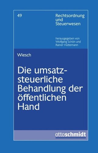 Die umsatzsteuerliche Behandlung der öffentlichen Hand