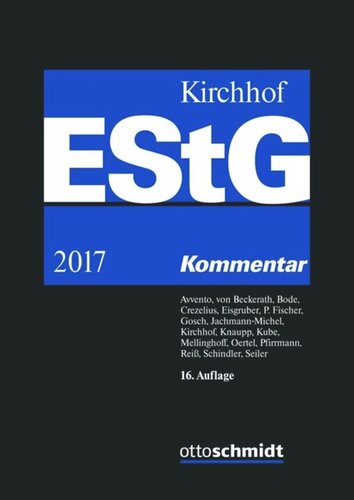 Einkommensteuergesetz: Kommentar