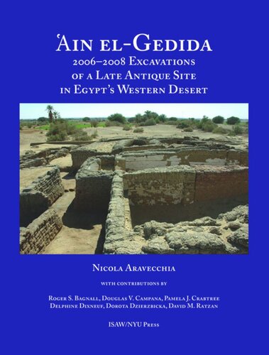 'Ain el-Gedida: 2006-2008 Excavations of a Late Antique Site in Egypt's Western Desert (Amheida IV)