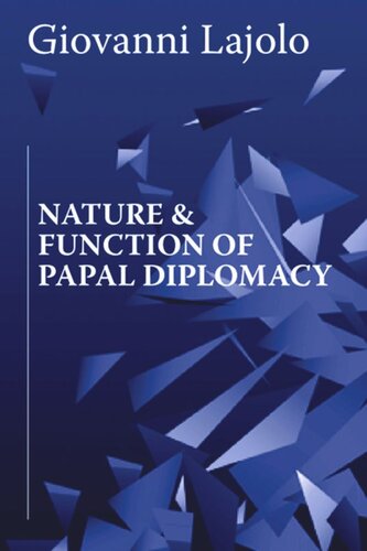 Nature and Function of Papal Diplomacy