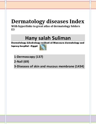 E3 great atlas of dermatology indexed