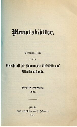 Monatshefte