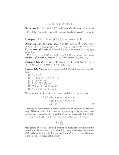 Calculus of Several Variables: Lecture Notes