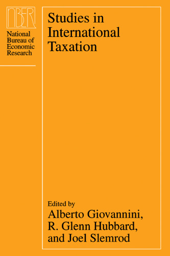 Studies in International Taxation 