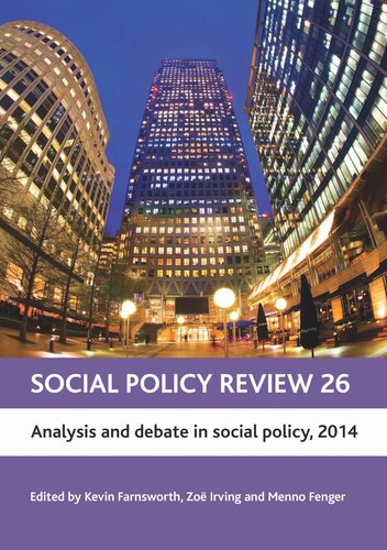 Social Policy Review 26: Analysis and Debate in Social Policy, 2014