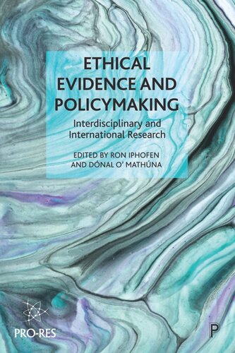 Ethical Evidence and Policymaking: Interdisciplinary and International Research