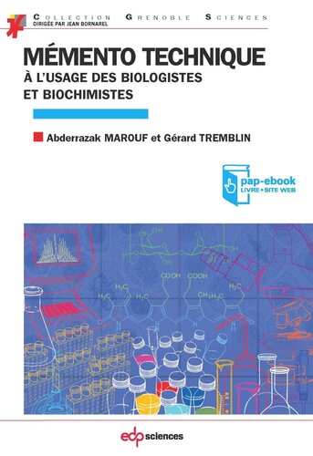 Mémento technique à l’usage des biologistes et biochimistes