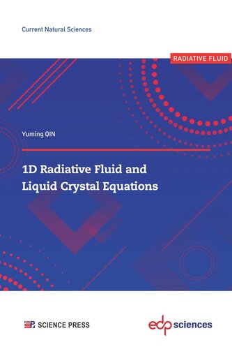 1D Radiative Fluid and Liquid Crystal Equations