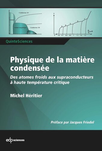 Physique de la matière condensée: Des atomes froids aux supraconducteurs à haute température critique