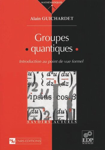 Groupes quantiques: Introduction au point de vue formel