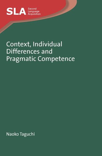 Context, Individual Differences and Pragmatic Competence