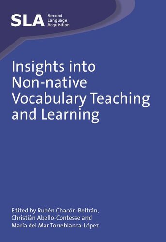 Insights into Non-native Vocabulary Teaching and Learning