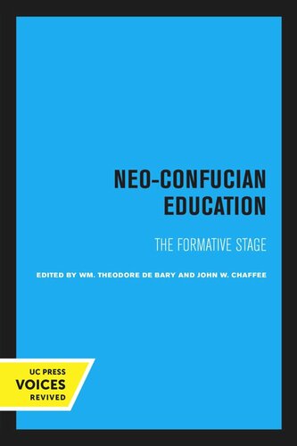 Neo-Confucian Education