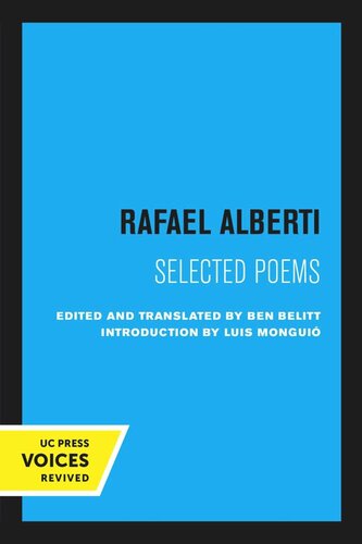 Rafael Alberti: Selected Poems