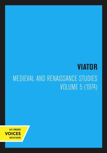 Viator: Volume 5 1974