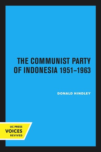 The Communist Party of Indonesia, 1951–1963