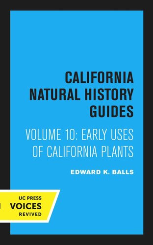 Early Uses of California Plants