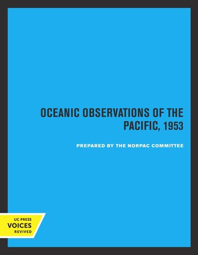 Oceanic Observations of the Pacific: 1953