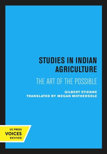 Studies in Indian Agriculture