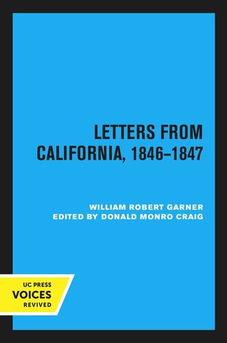 Letters from California, 1846–1847